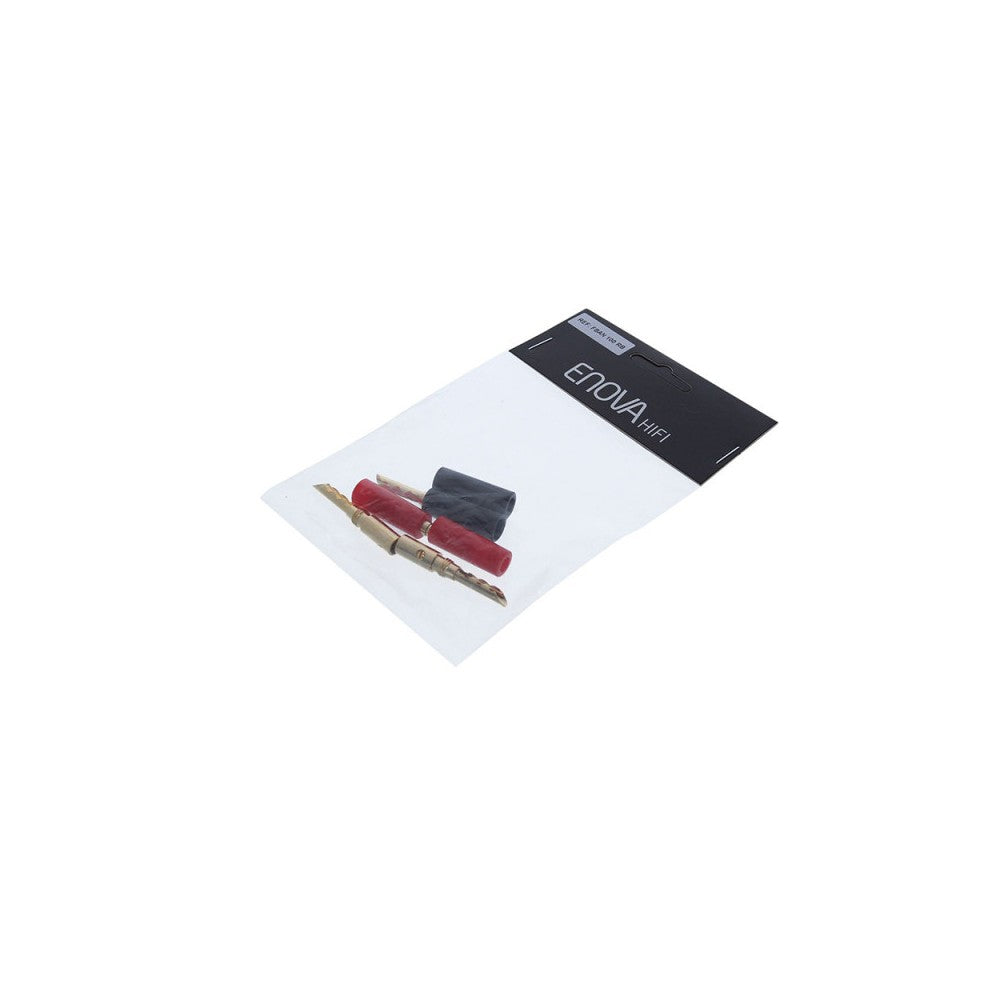 Enova Hifi Metal and plastic banana plugs, 4-pack