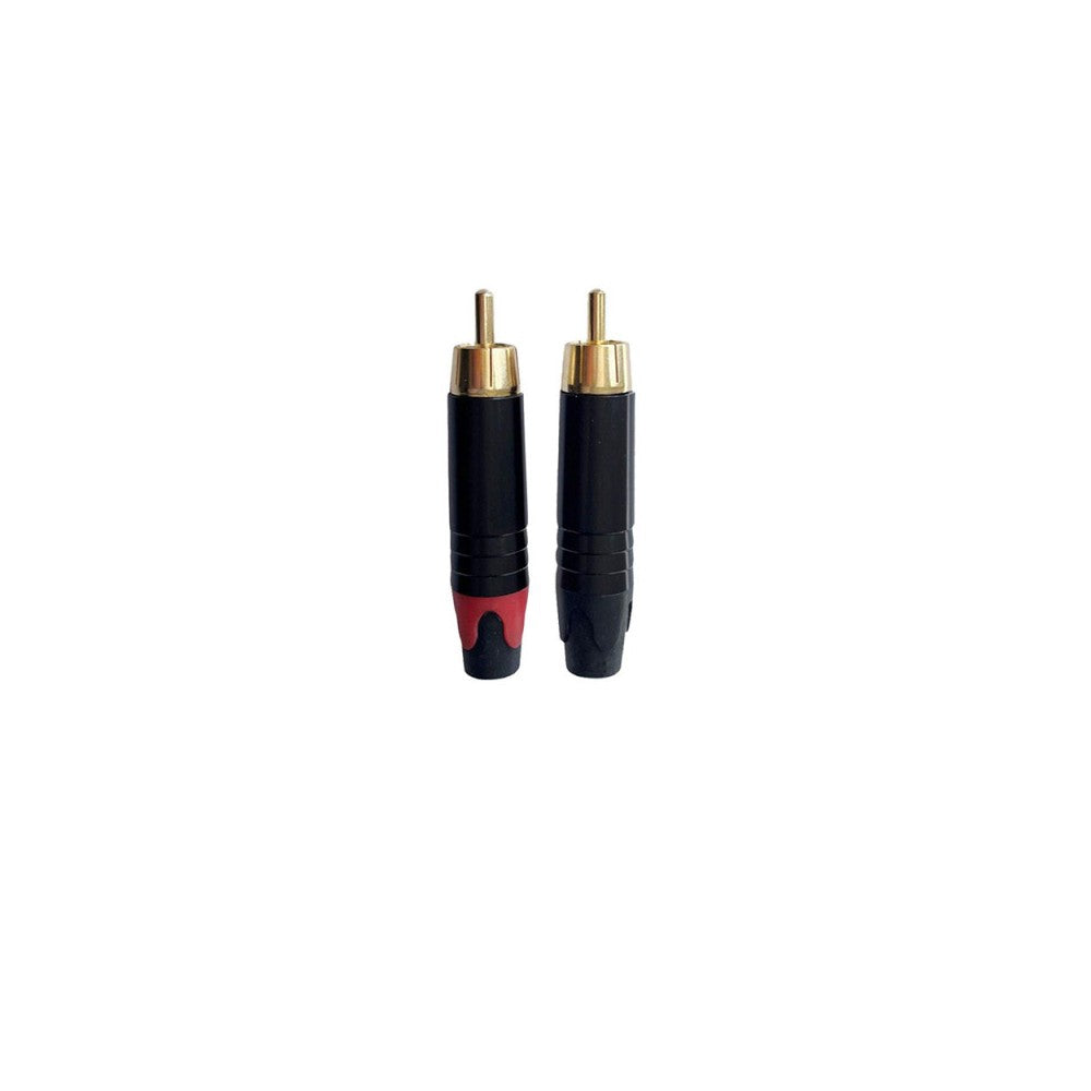 Juego de 2 conectores RCA metálicos Enova Hifi