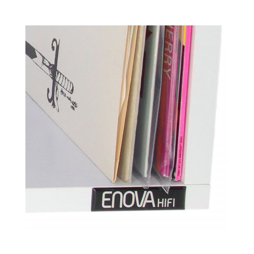 Mueble blanco Enova Hifi para 240 vinilos