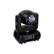 Evolite 60 W LED moving head which can work also with integrated battery, wireless DMX and remote control