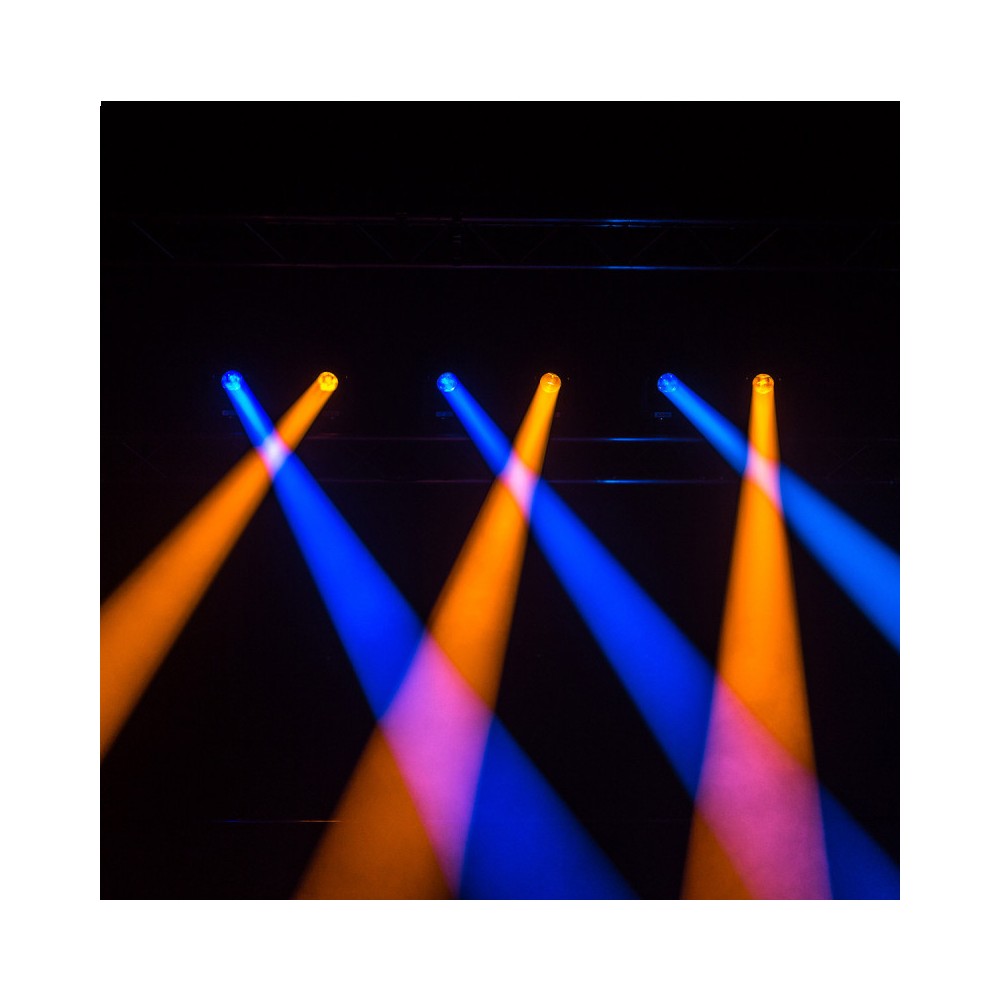 Evolite cabeza móvil LED de 60 W que también puede funcionar con batería integrada, DMX inalámbrico y control remoto