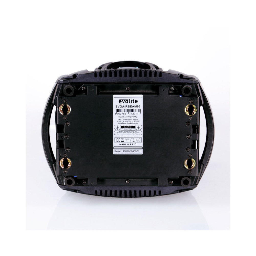 Evolite cabeza móvil LED de 60 W que también puede funcionar con batería integrada, DMX inalámbrico y control remoto