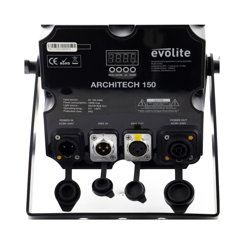 Evolite ARCHITECH 150 LED architetturale 30 x 5 W RGB IP 65