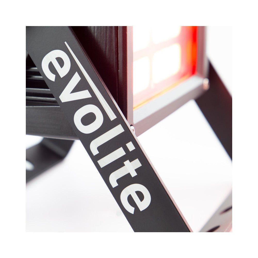 Evolite Battery-powered 30 x 5 W RGB LED architectural projector with reflector system, IP 65