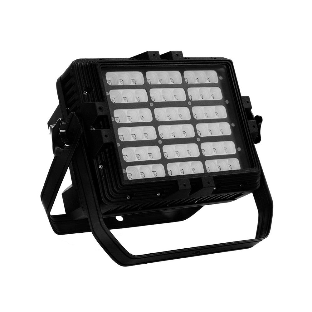 Evolite 54 x 5 W RGB LED architectural projector with revolutionary reflector system, IP 65