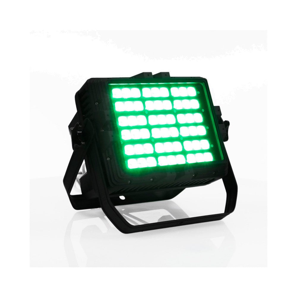 Evolite 54 x 5 W RGB LED architectural projector with revolutionary reflector system, IP 65