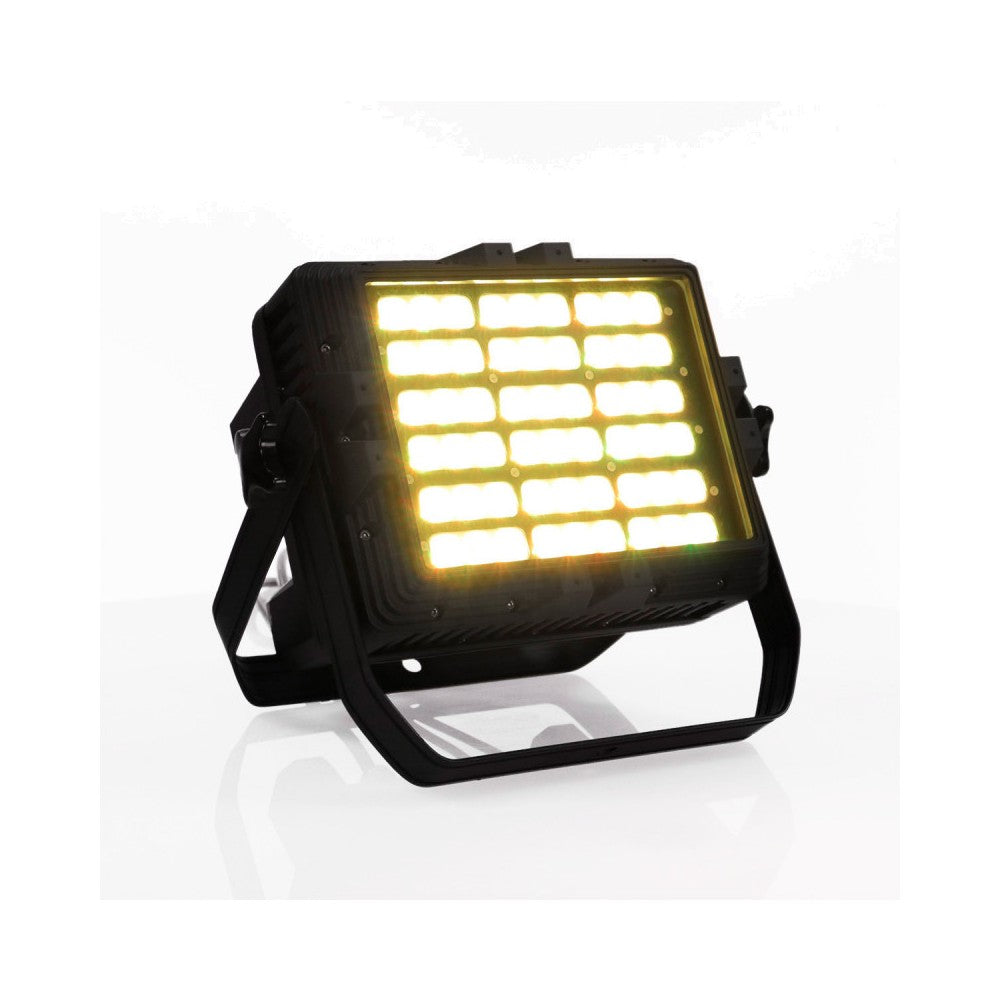 Evolite 54 x 5 W RGB LED architectural projector with revolutionary reflector system, IP 65