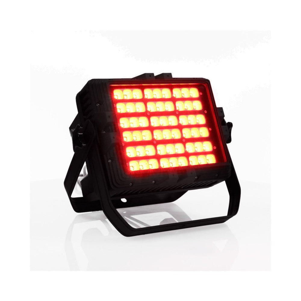 Evolite 54 x 5 W RGB LED architectural projector with revolutionary reflector system, IP 65