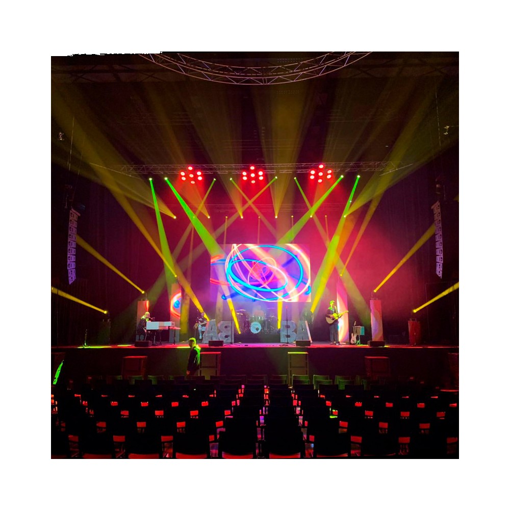 Evolite Compact moving head with 100W white LED, 2 prisms