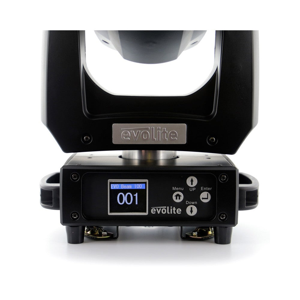 Evolite Compact moving head with 100W white LED, 2 prisms
