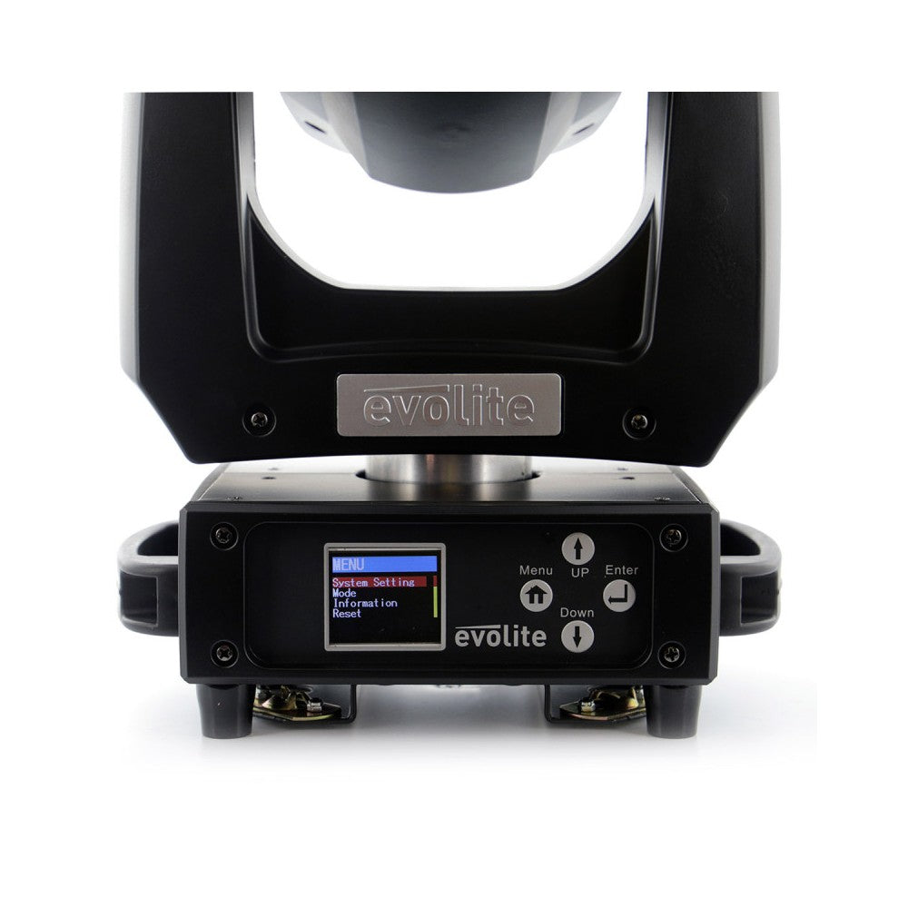 Evolite Compact moving head with 100W white LED, 2 prisms