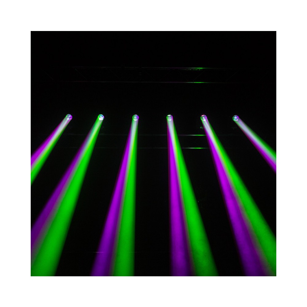 Evolite Compact moving head with 100W white LED, 2 prisms