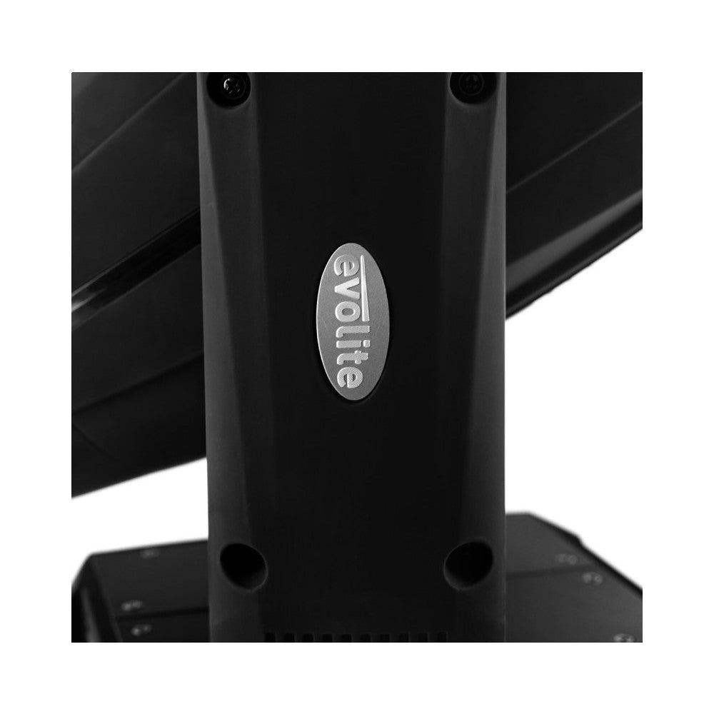 Evolite 250 W LED spot zoom moving head controllable in DMX
