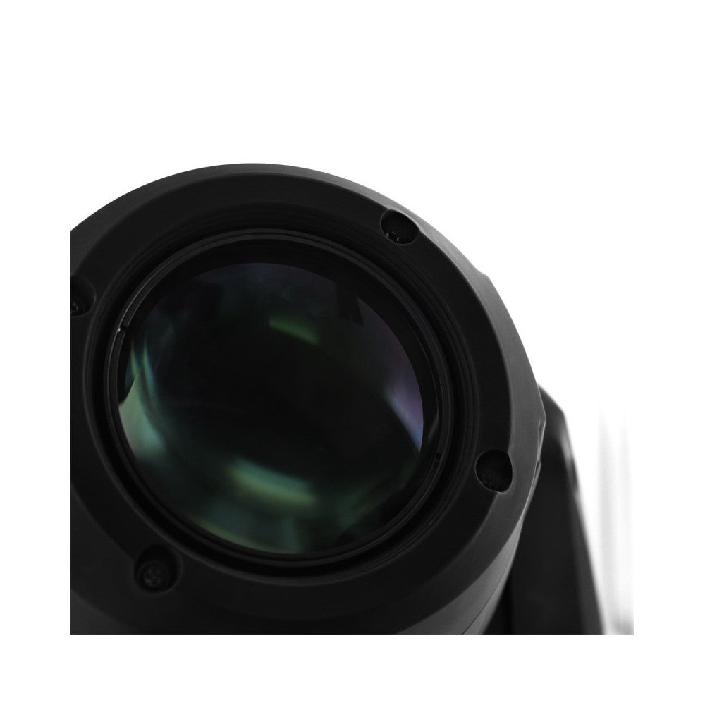 Evolite 250 W LED spot zoom moving head controllable in DMX