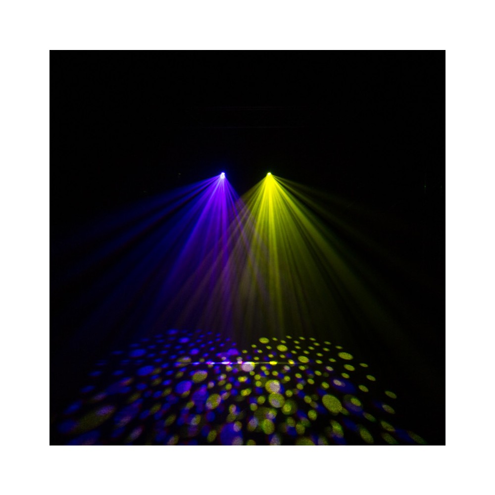 Evolite 250 W LED spot zoom moving head controllable in DMX