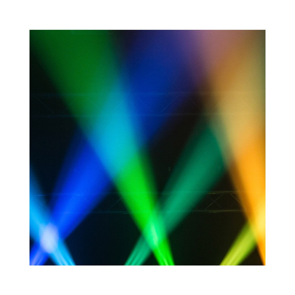 Evolite 6 x 10 W RGBW Quad LEDs, cabezal móvil wash con zoom