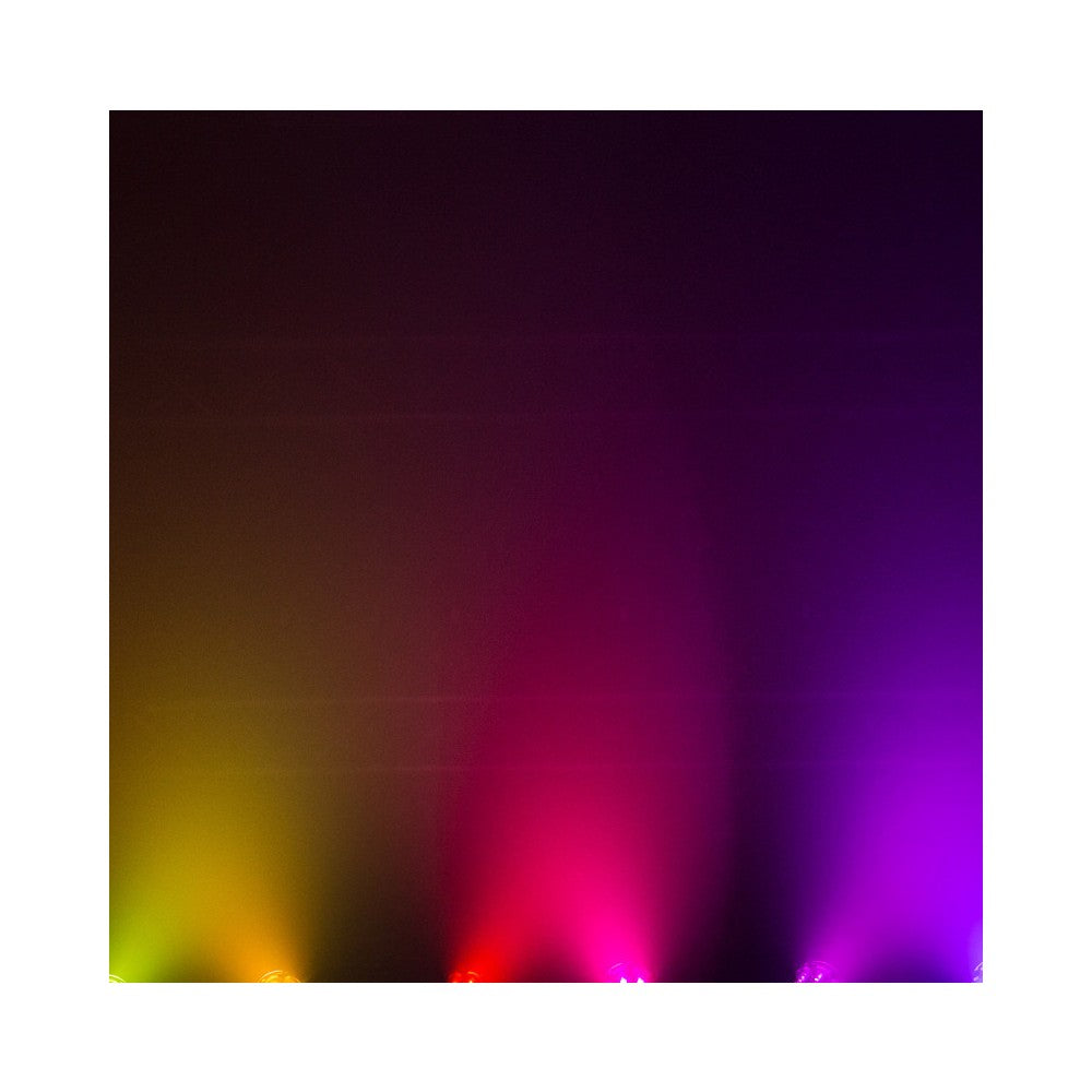 Evolite 6 x 10 W RGBW Quad LEDs, cabezal móvil wash con zoom