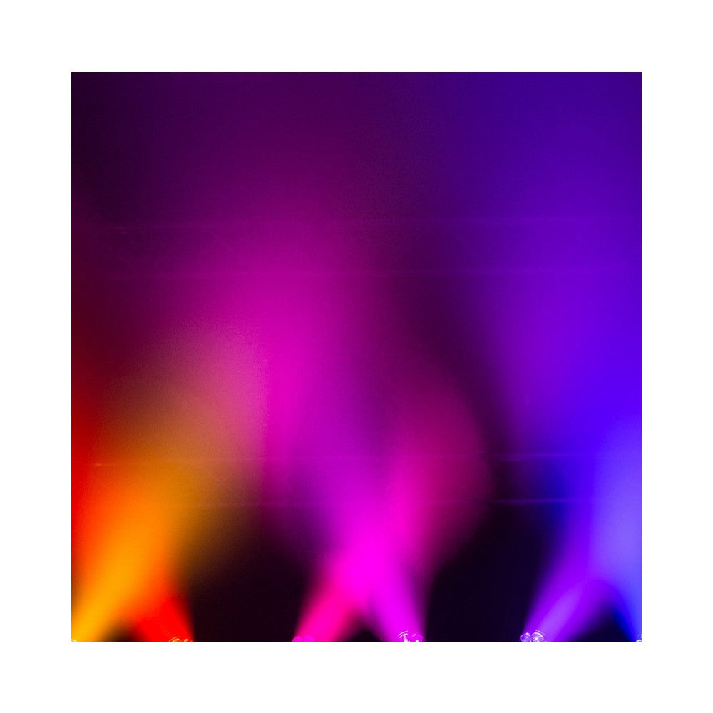 Evolite 6 x 10 W RGBW Quad LEDs, cabezal móvil wash con zoom
