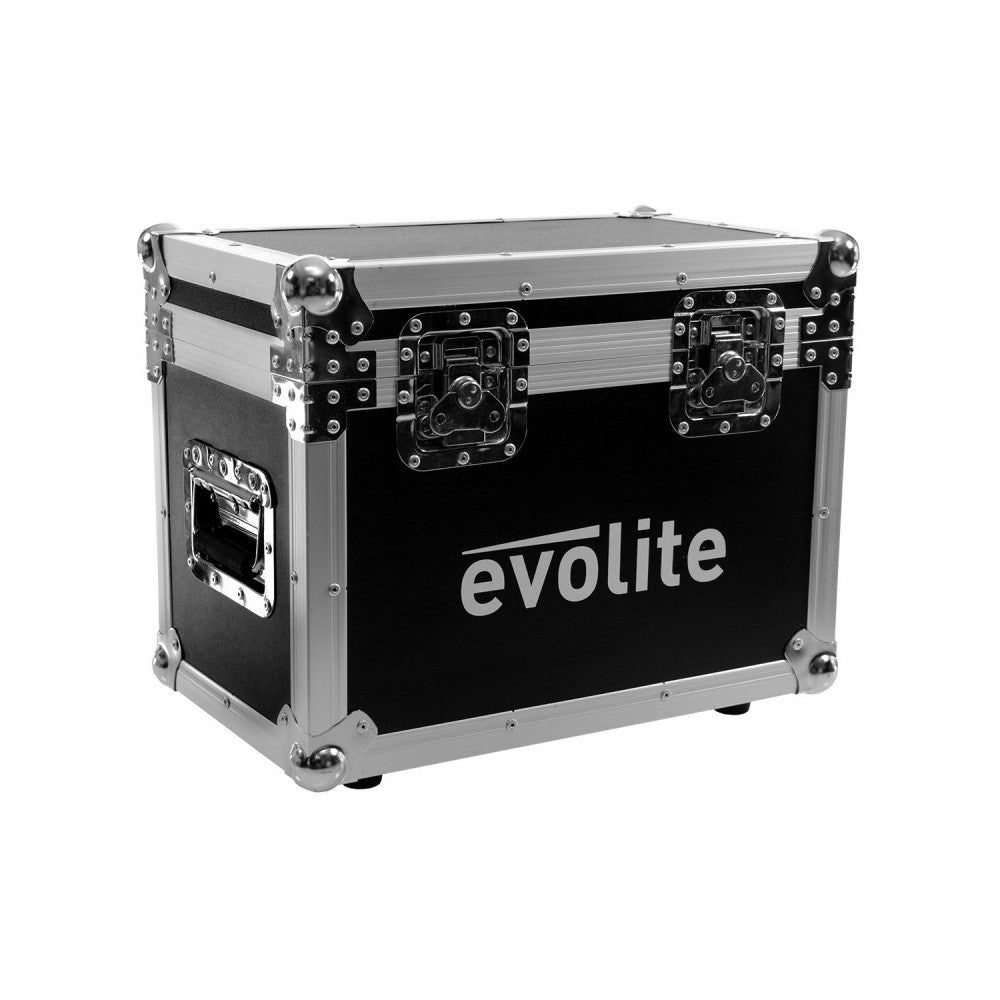 Flight case 2 en 1 Evolite para cabezas móviles Evo Wash 610-CRz, 2 ranuras