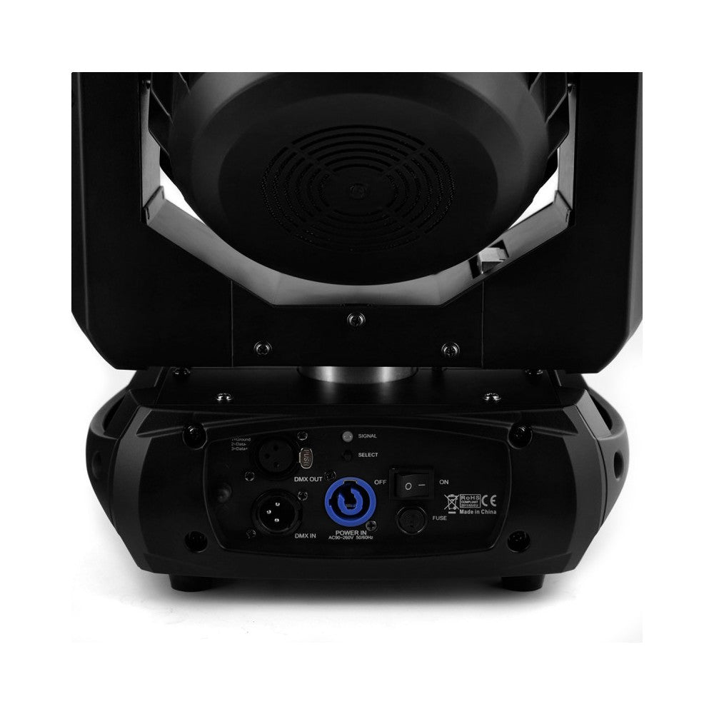 Evolite 7 x 30 W wash moving head with zoom, DMX controllable