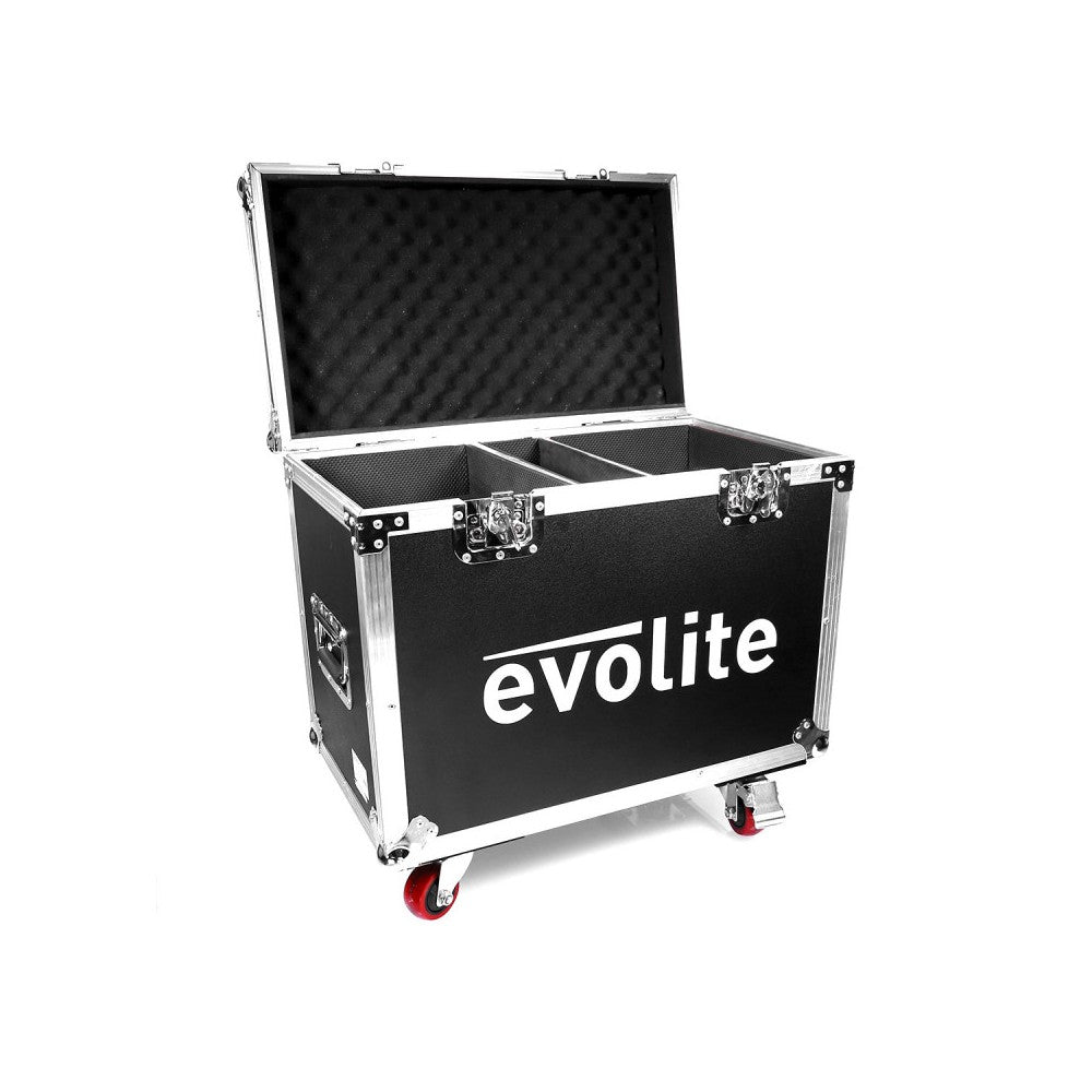 Evolite Flight case para cabezas móviles Moving Beam 1R, 2 ranuras