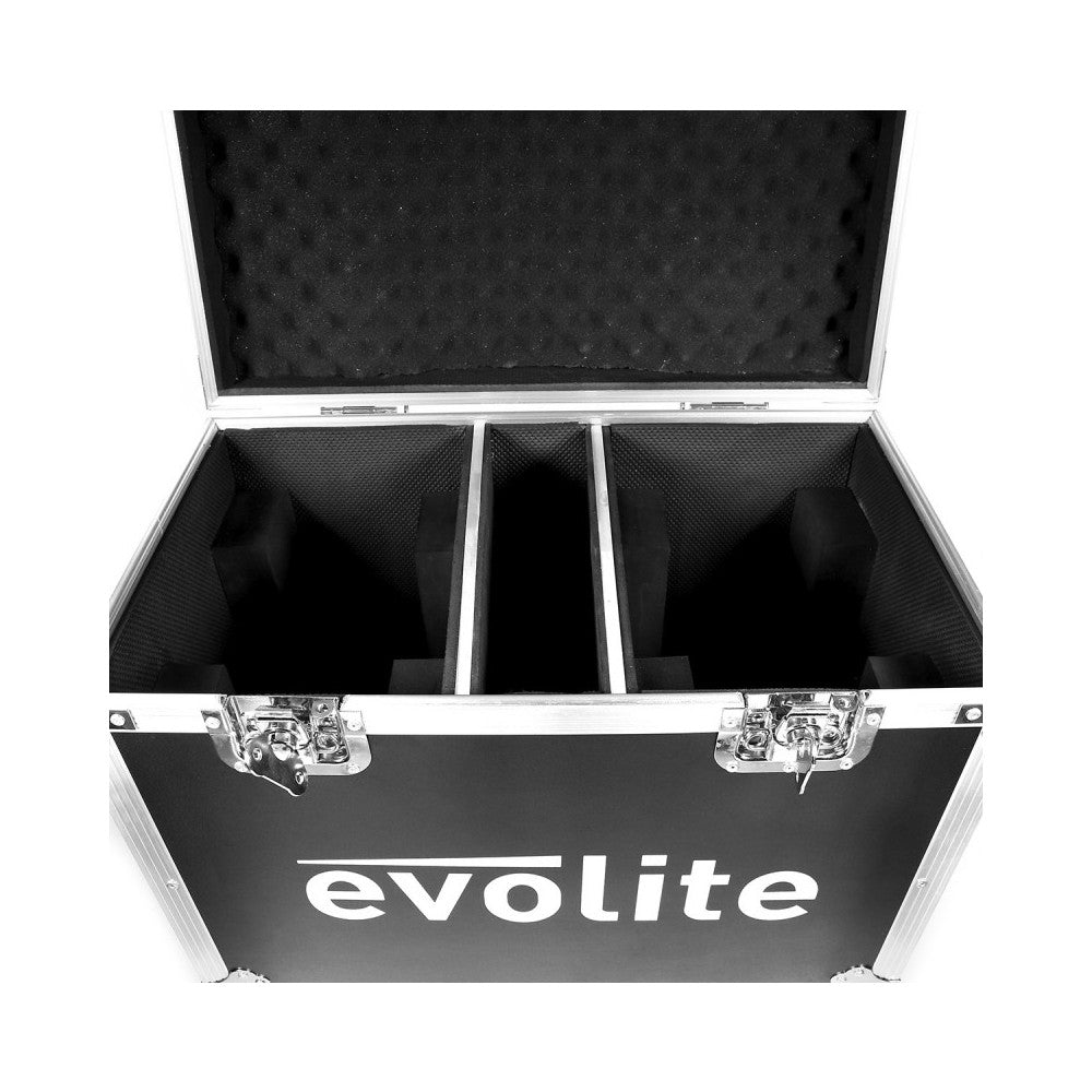 Evolite Flight case para cabezas móviles Moving Beam 1R, 2 ranuras
