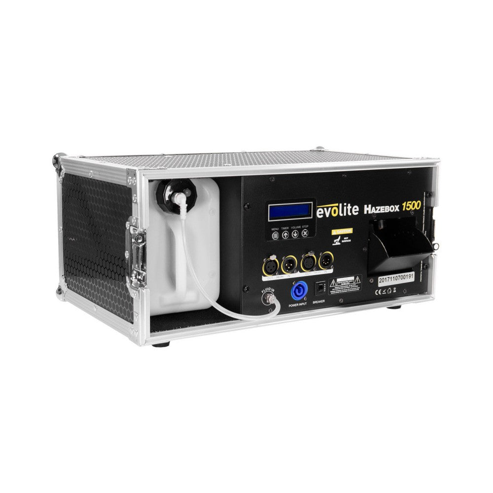 Evolite Professional 1500 W fog machine in flight-case