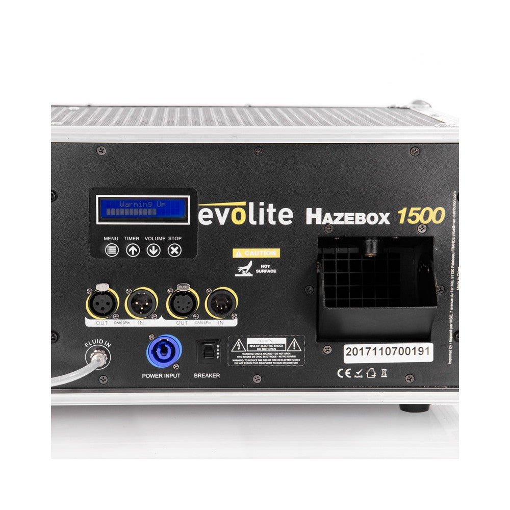 Evolite HazeBox 1500 Hazer con Flight Case