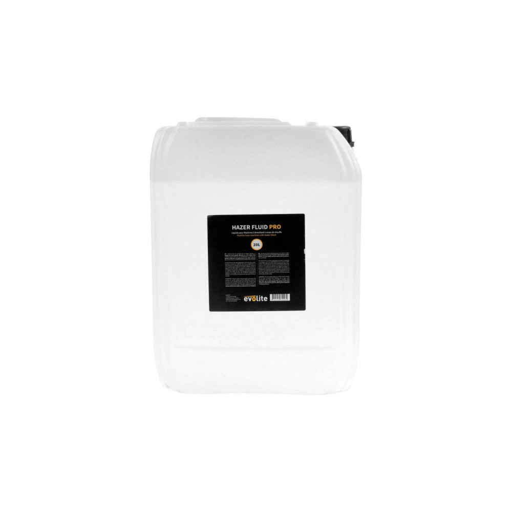 Evolite 20 L tank of Hazer Fluid PRO white fog liquid