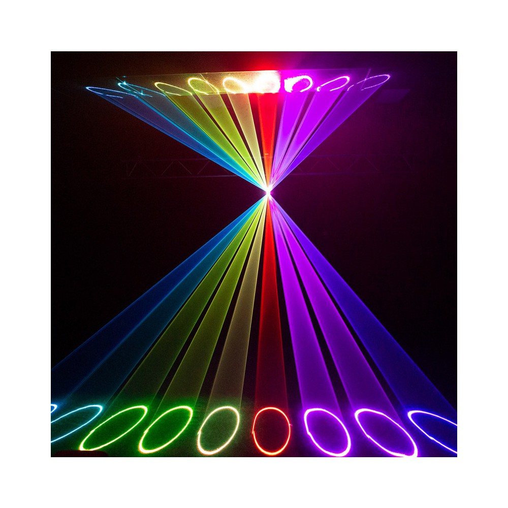 Láser RGB profesional de alta calidad Evolite 3,3 W, modulación analógica