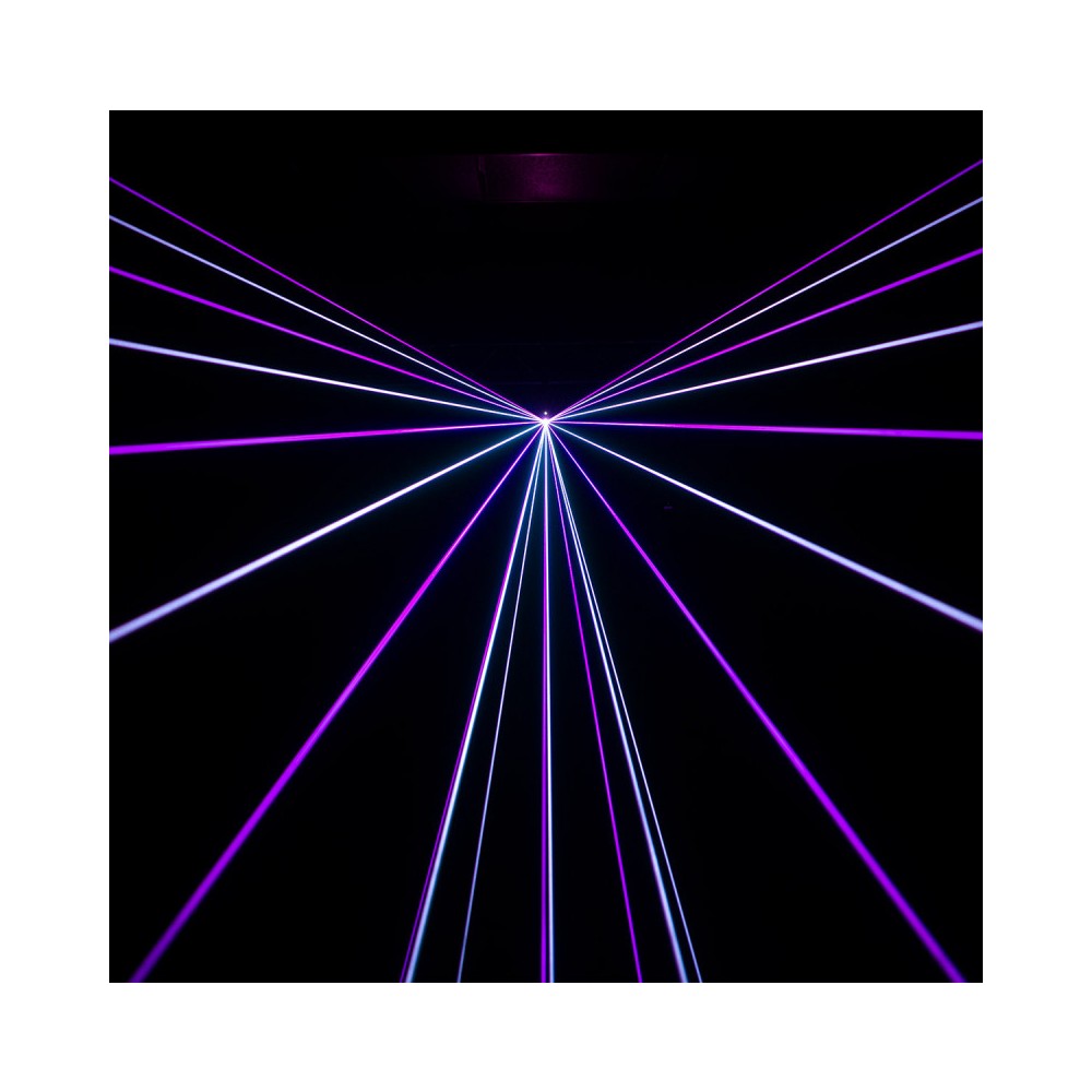 Láser RGB profesional ultracompacto Evolite 2 W, modulación analógica
