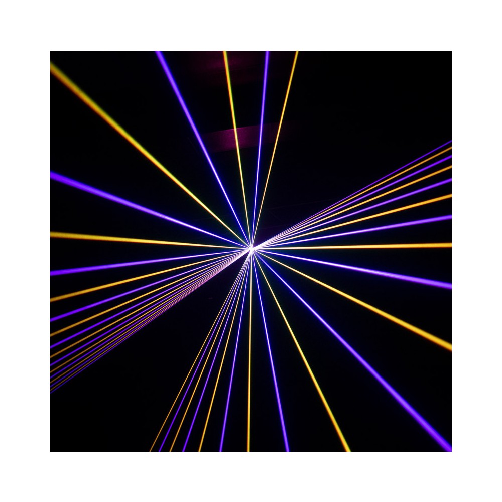 Láser RGB profesional ultracompacto Evolite 2 W, modulación analógica