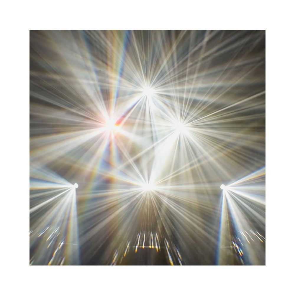 Evolite Professional moving head equipped with an Osram 230 W short arc lamp, motorized zoom