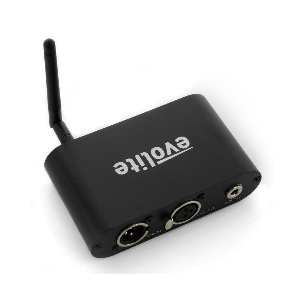 Transceptor DMX inalámbrico Evolite compatible con Wireless Solution