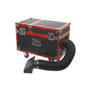 Evolite HeavyFog 3000c Macchina del fumo basso 3000W con flight case