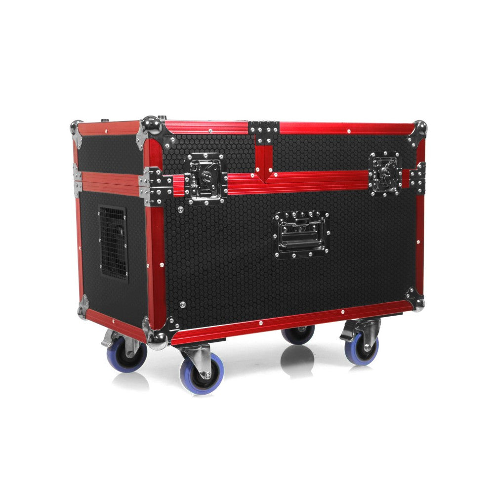 Evolite HeavyFog 3000c Macchina del Fumo Basso con Flight Case