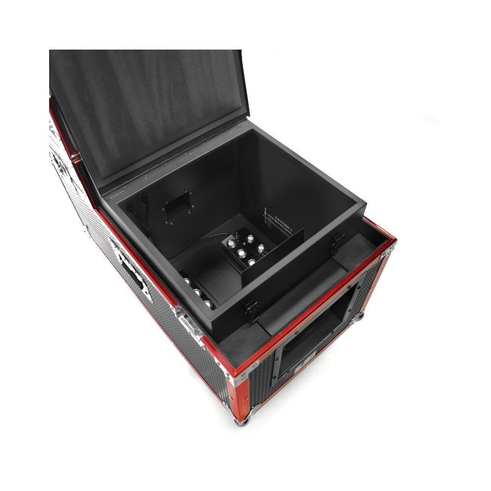 Evolite HeavyFog 3000c Macchina del Fumo Basso con Flight Case