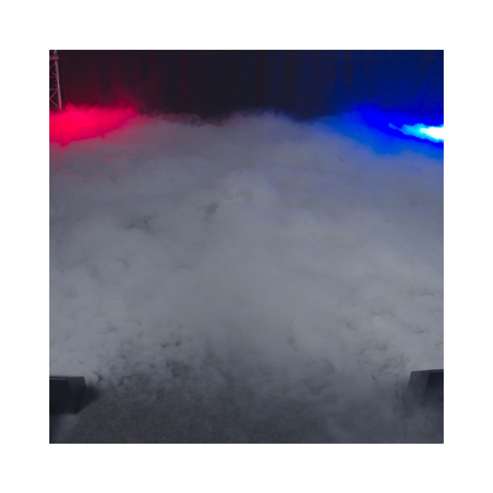 Evolite HeavyFog 4000 Macchina del Fumo Basso con Flight Case