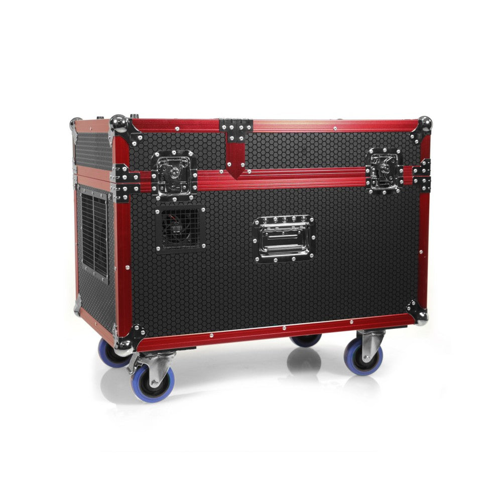 Evolite HeavyFog 4000 Macchina del Fumo Basso con Flight Case