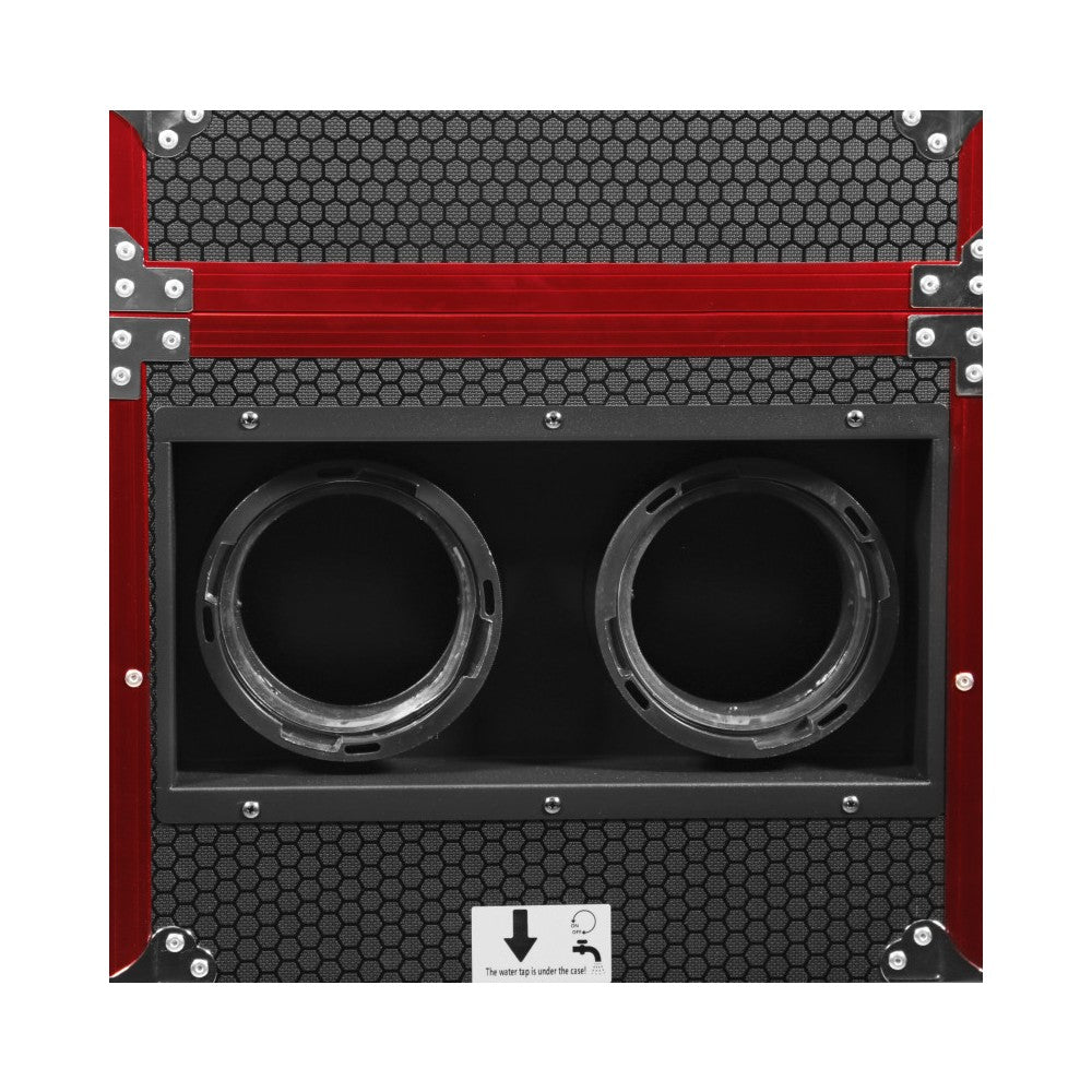 Evolite HeavyFog 4000 Macchina del Fumo Basso con Flight Case