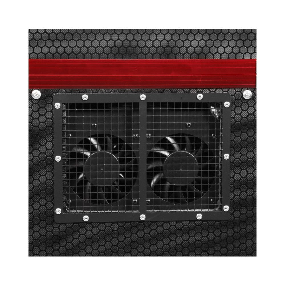 Evolite HeavyFog 4000 Macchina del Fumo Basso con Flight Case