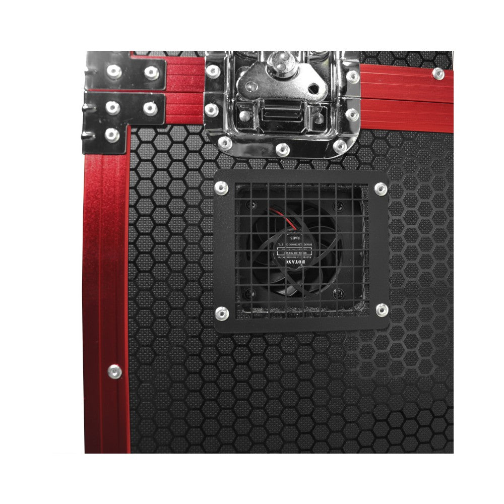 Evolite HeavyFog 4000 Macchina del Fumo Basso con Flight Case