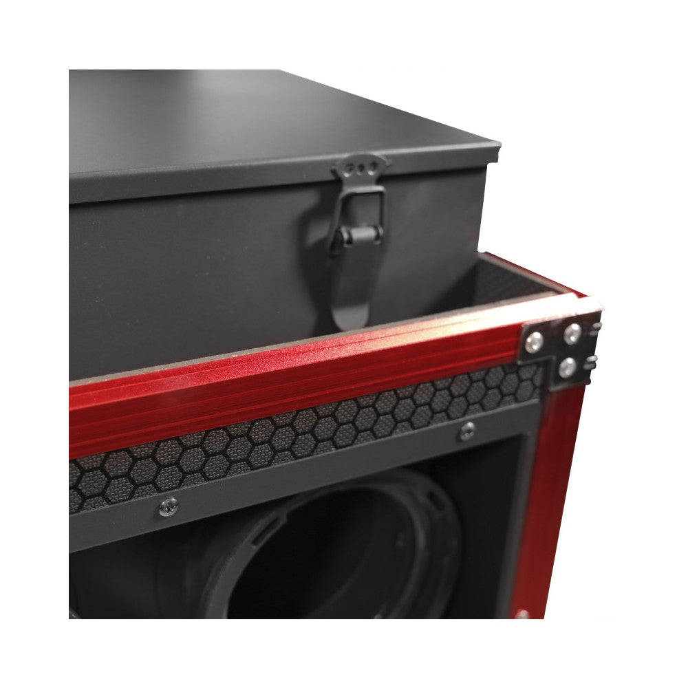 Evolite HeavyFog 4000 Macchina del Fumo Basso con Flight Case
