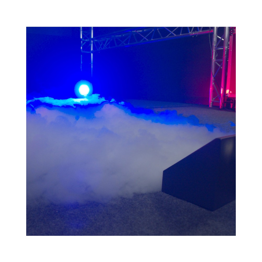 Evolite HeavyFog 4000 Macchina del Fumo Basso con Flight Case