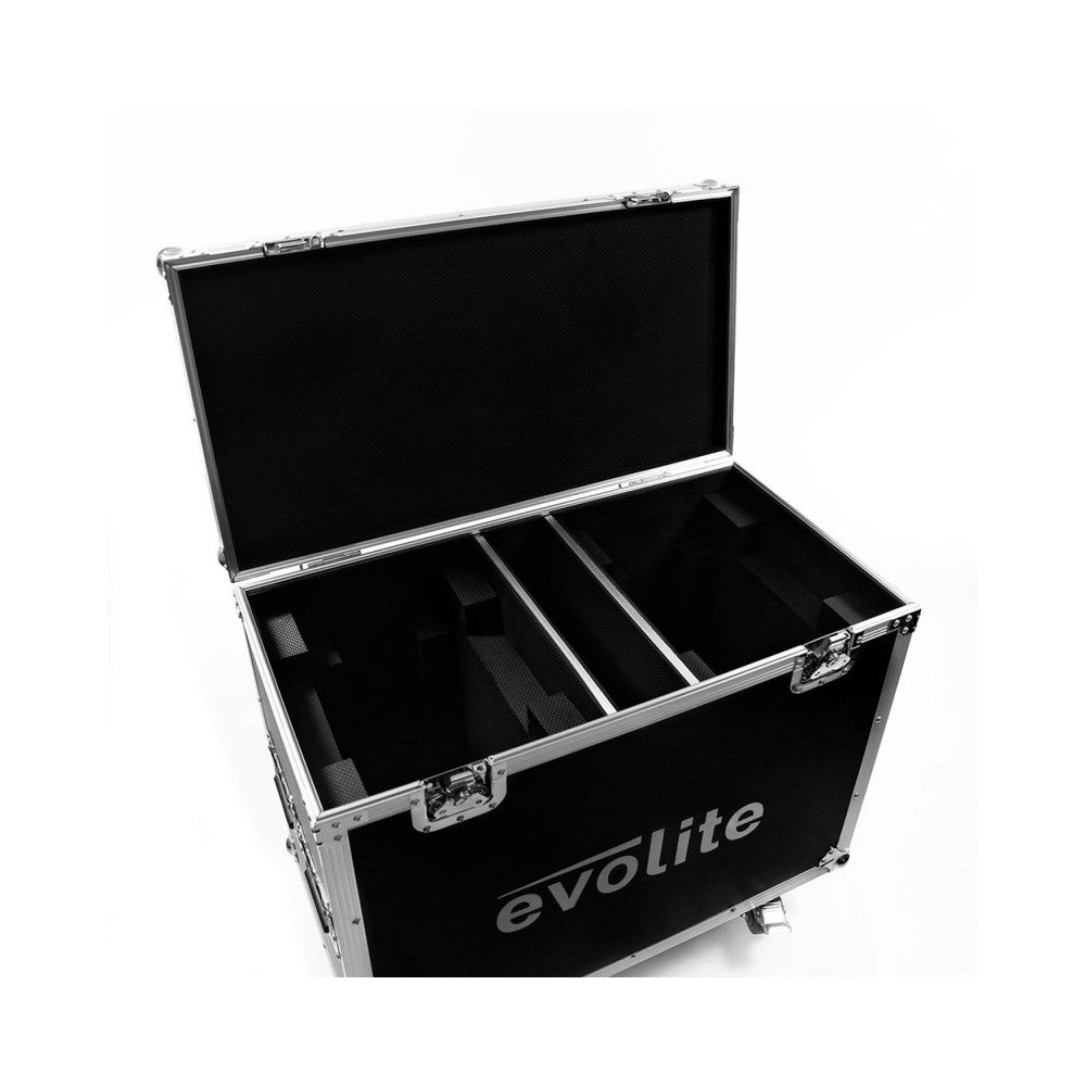 Evolite flight case 2 en 1 para 2 focos Evo Spot 250z