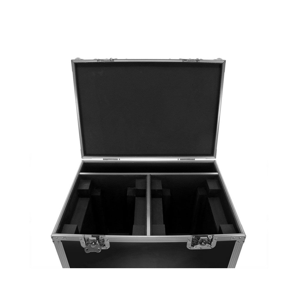 Evolite flight case 2 en 1 para 2 unidades Evo Wash 740z