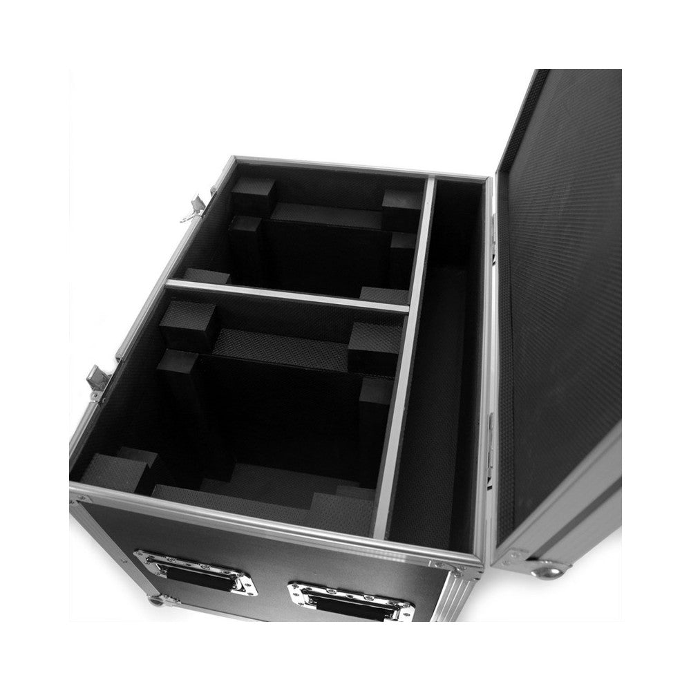 Evolite flight case 2 en 1 para 2 unidades Evo Wash 740z