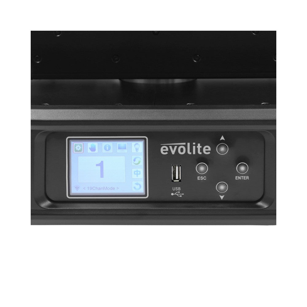 Evolite 3-in-1 Beam / Spot / Wash hybrid moving head with 382 W Osram lamp
