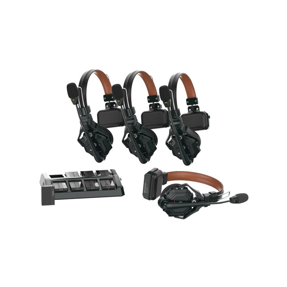 Hollyland Solidcom C1 Pro Wireless Intercom System with 4 ENC headsets