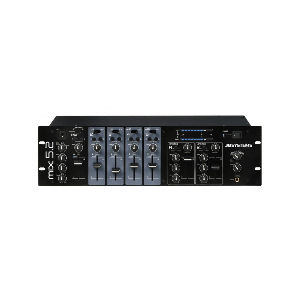 JB SYSTEMS Mixer/Matrix with 5 channels &amp; 2 Independent Zones